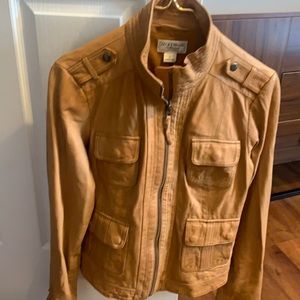 Super cute soft leather lucky brand motorcycle jacket